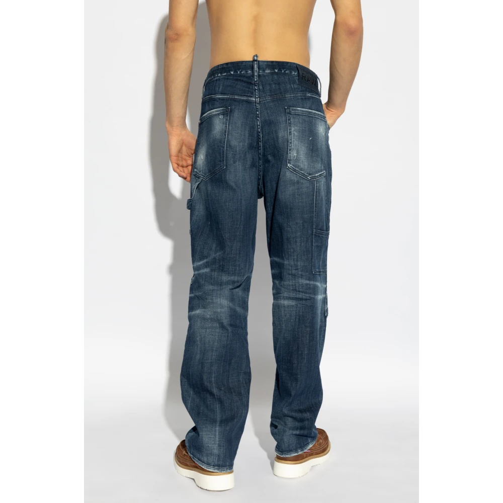 Dsquared2 Jeans Loose Blue Heren