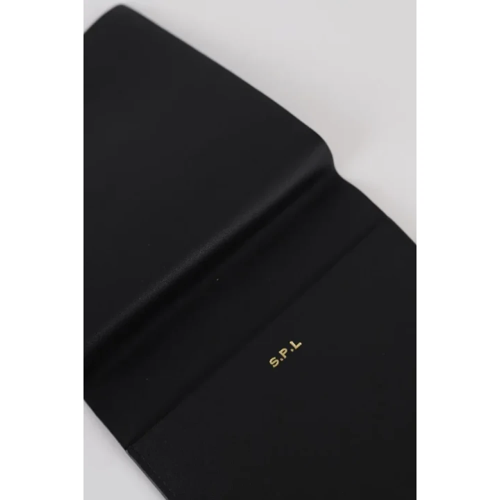 Saint Laurent Vintage Pre-owned Leather wallets Black Dames