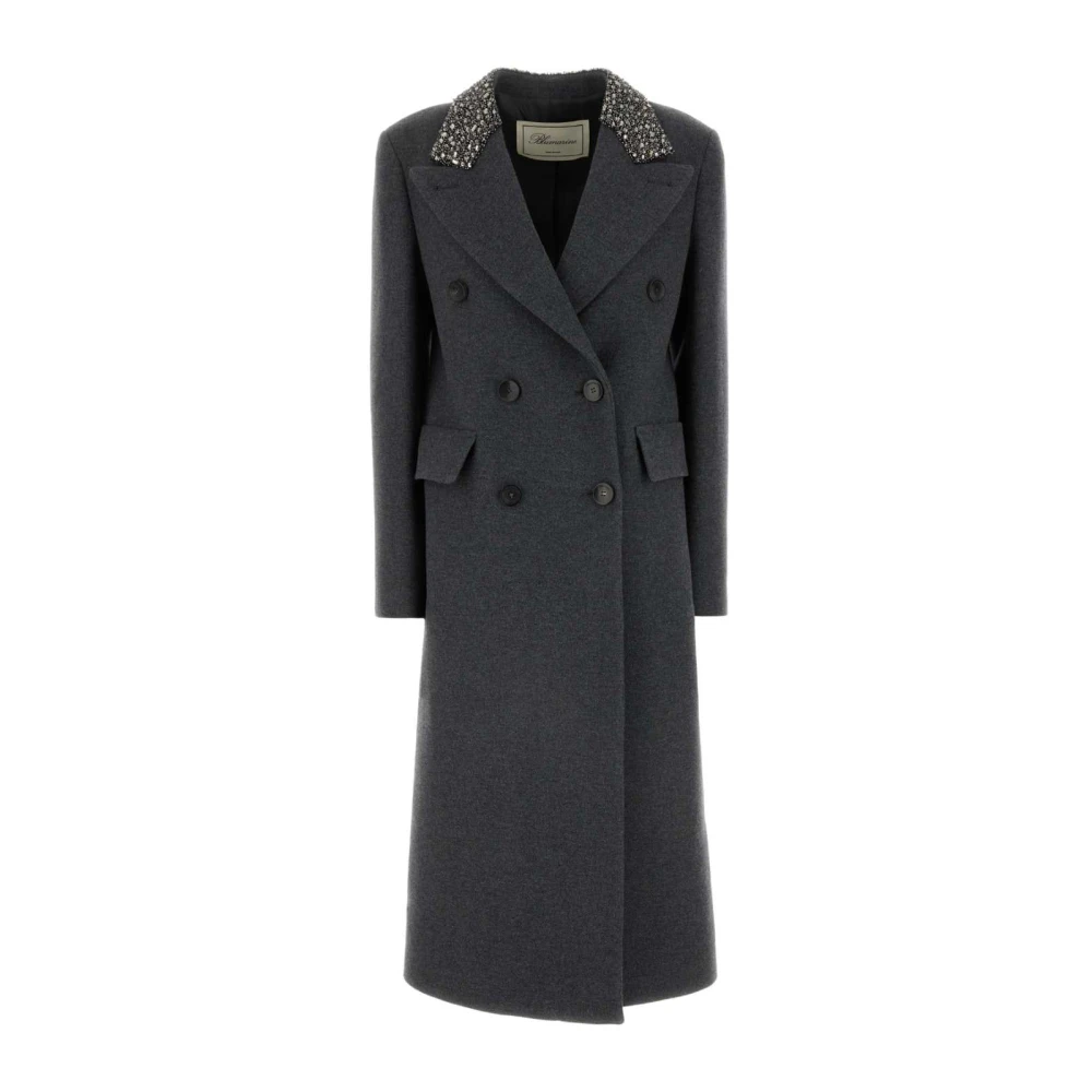 Coats > Double-Breasted Coats - - Blumarine - Modalova