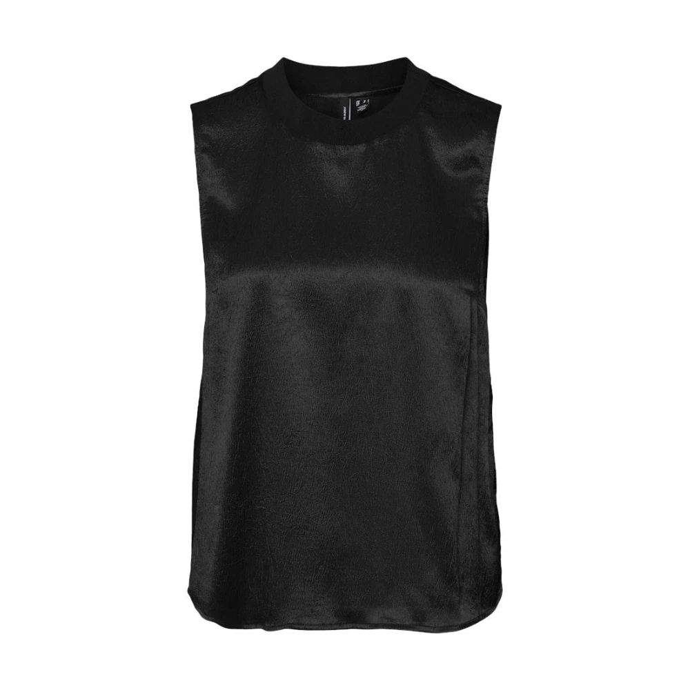 Vero Moda Zwarte Mouwloze Top Freewear Black Dames