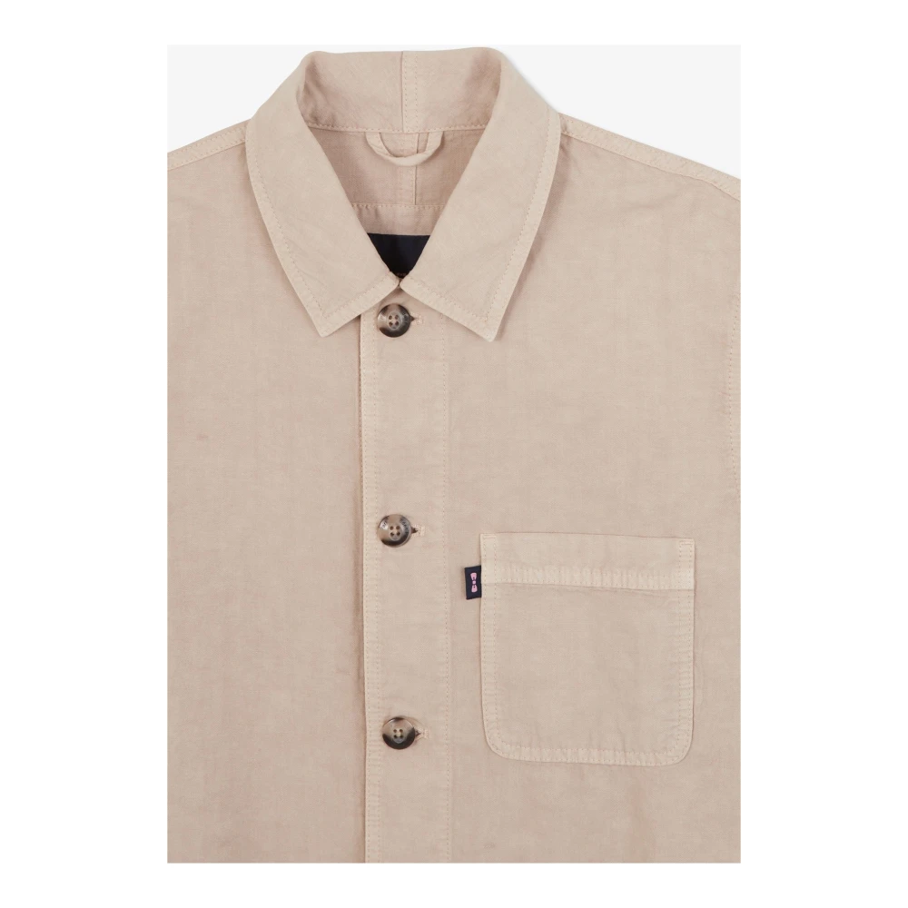 Eden Park Overhemd Beige Heren