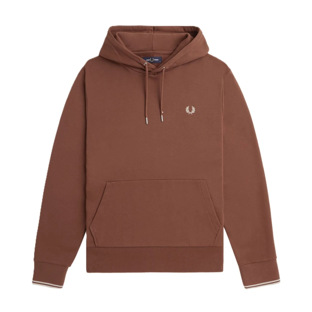 Fred Perry Men's Brown Hoodie Sweatshirt - Hoodies - S - Sweatshirts & Hoodies