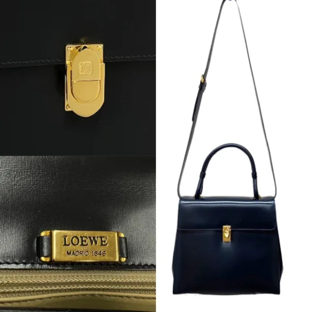 Loewe Pre-owned Fabric handbags Black Dames