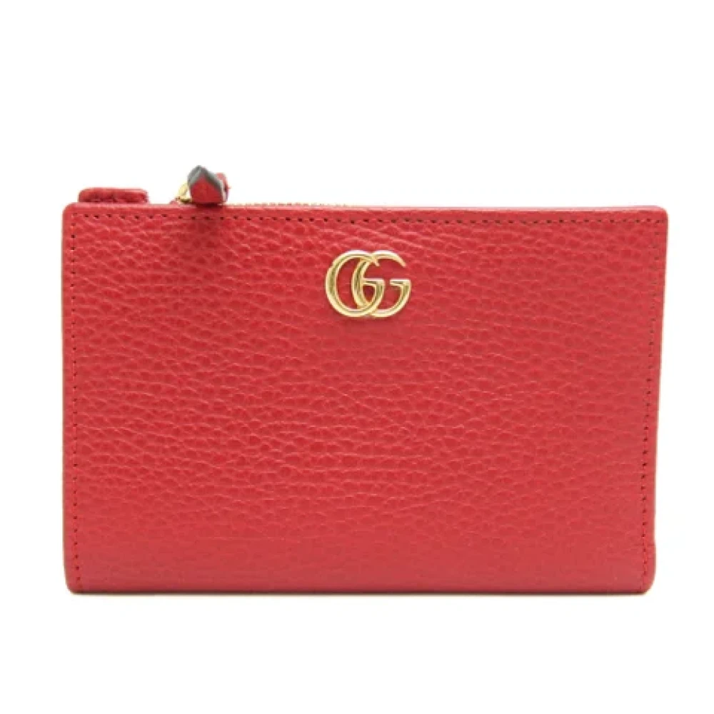 Gucci Vintage Pre-owned Leather wallets Red Dames