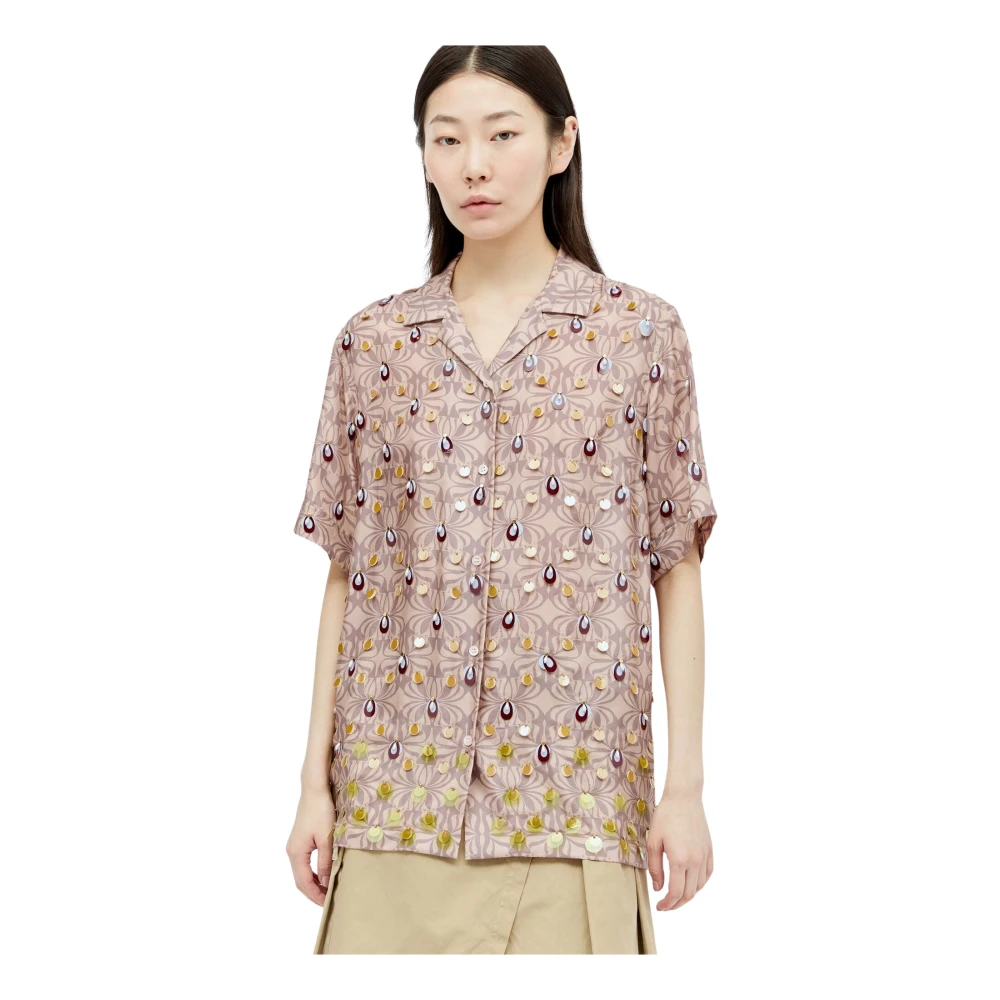 Dries Van Noten Shirts Pink Dames