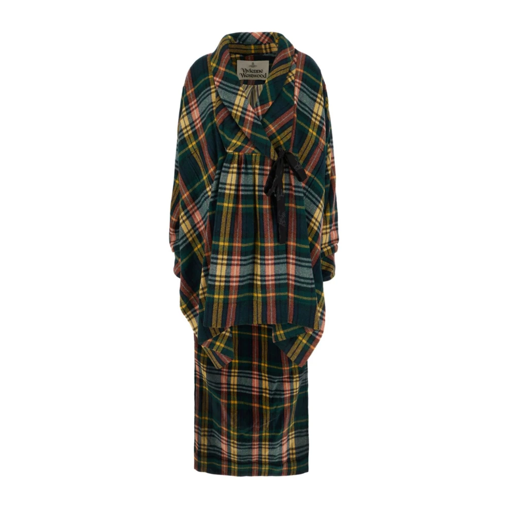 Vivienne Westwood Geruite jas met Orb-bandjes Red Dames