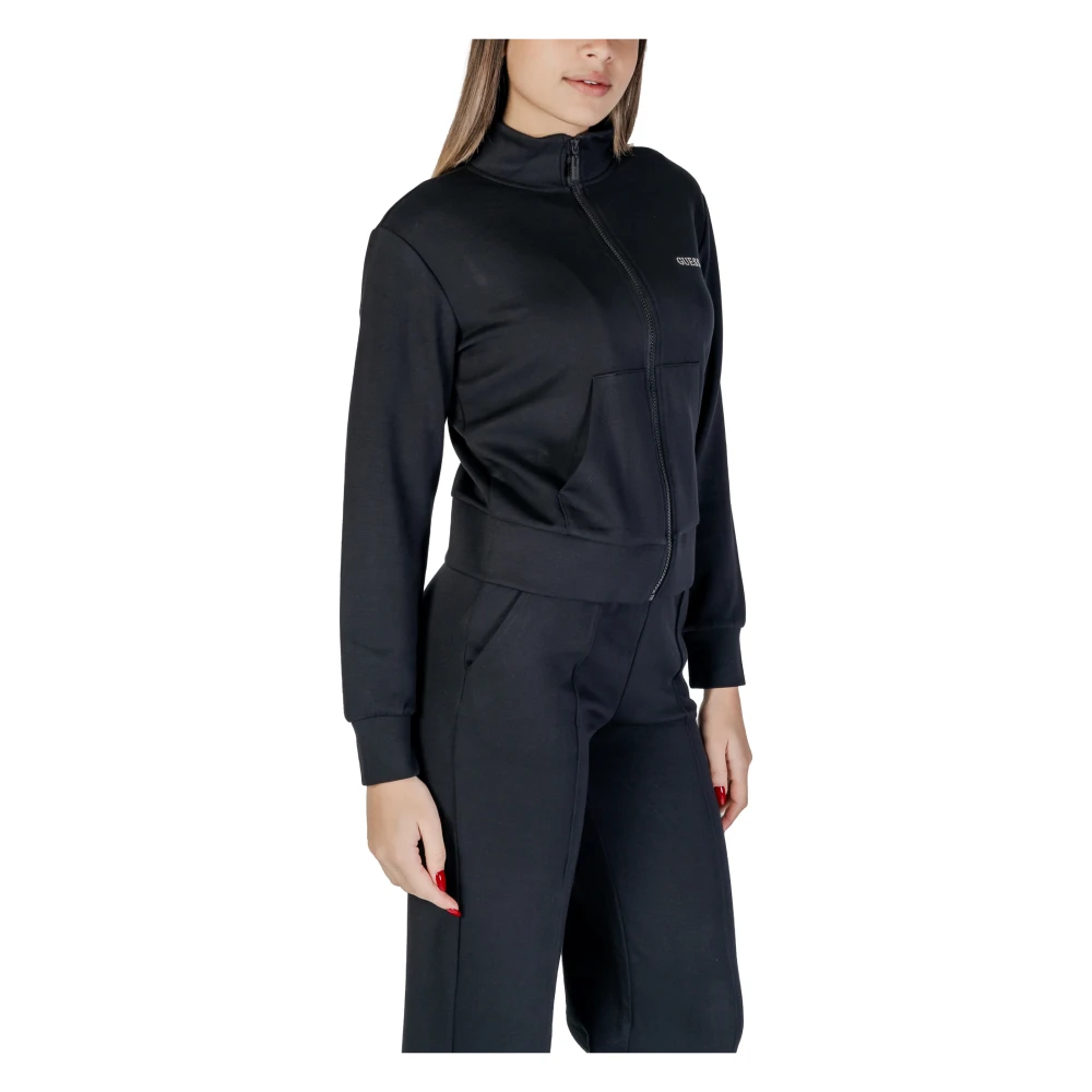 Guess Lente Zomer Dames Onbedekte Sweatshirt Black Dames