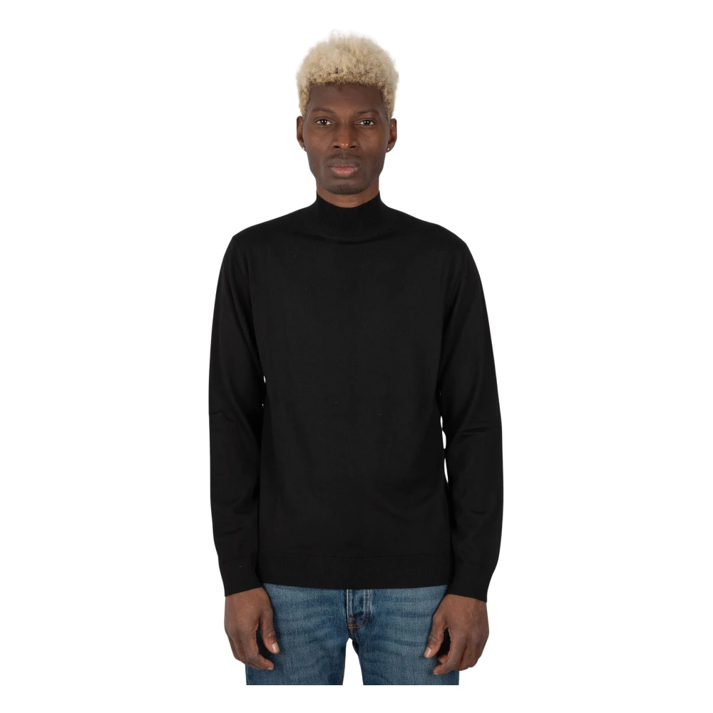 Daniele Fiesoli Zwarte Sweaters voor Mannen Black Heren