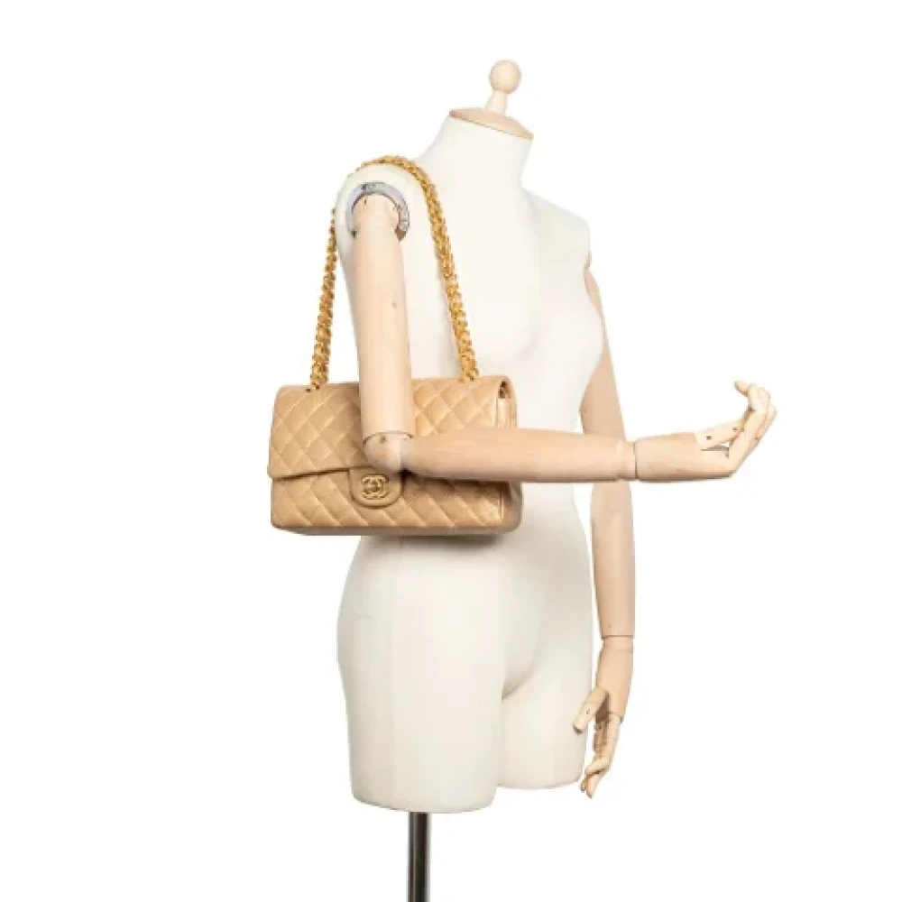 Chanel Vintage Pre-owned Leather chanel-bags Yellow Dames