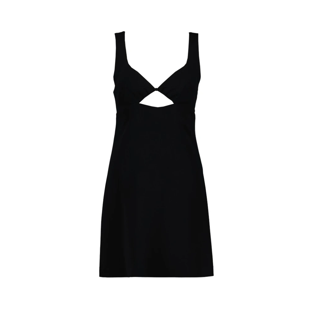 Ami Paris Women's Black Robe À Découpe