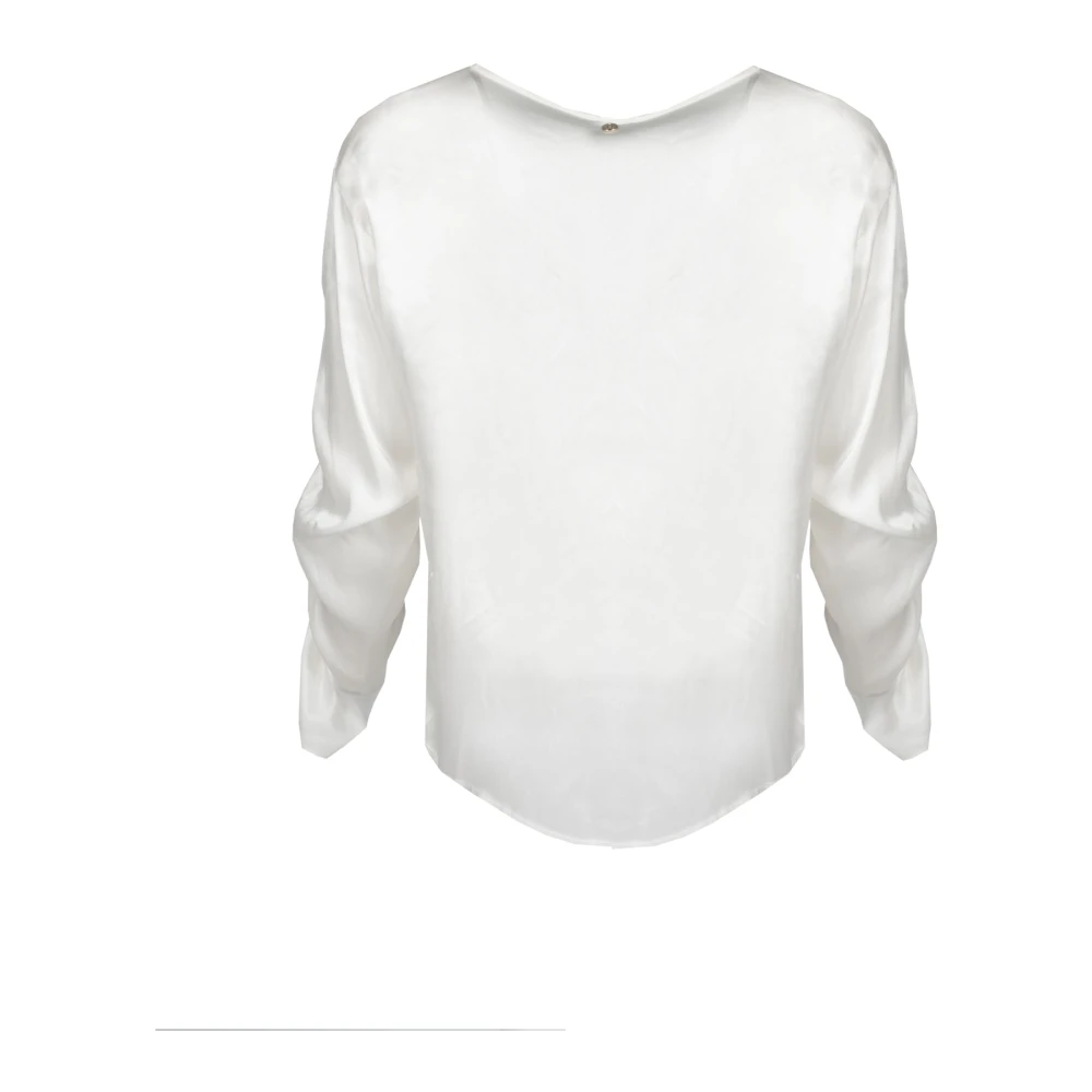Liu Jo Elegante Blouse met Ronde Hals White Dames