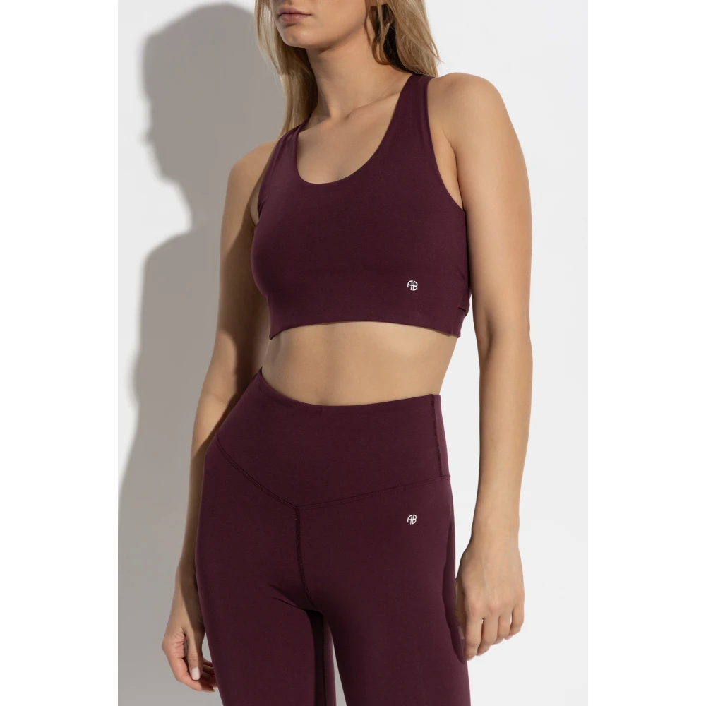 Anine Bing Yuna Bra uit de Sport Collection Red Dames