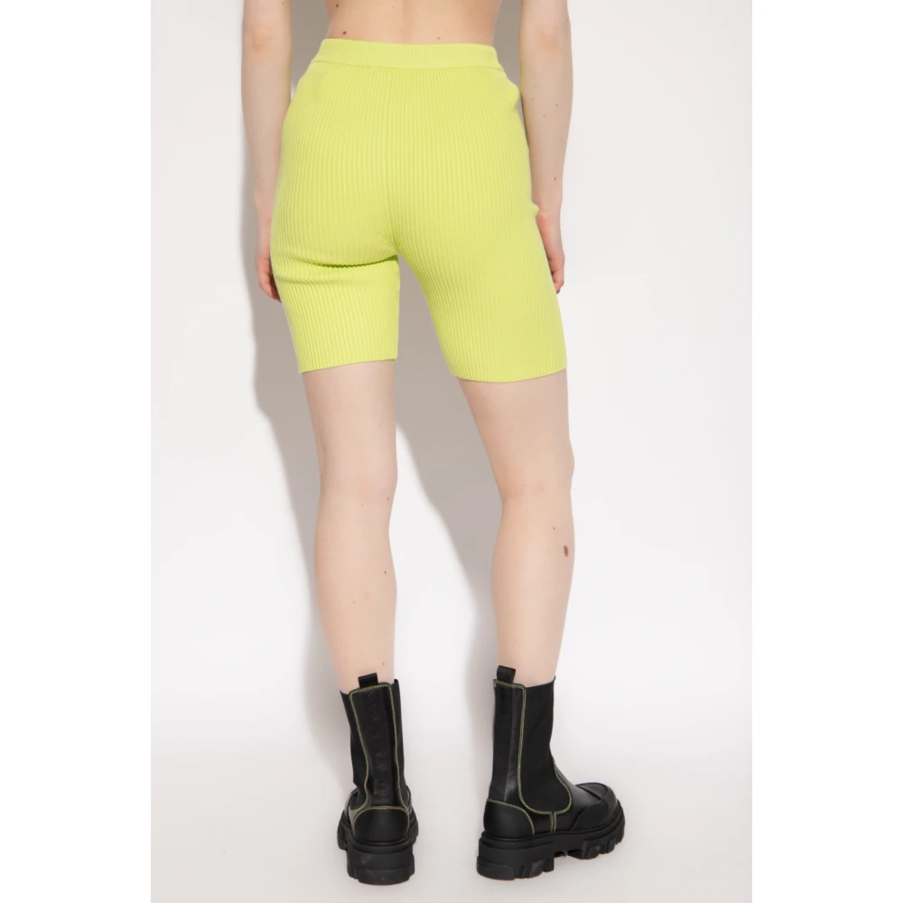 Samsøe Luna cropped leggings Yellow Dames