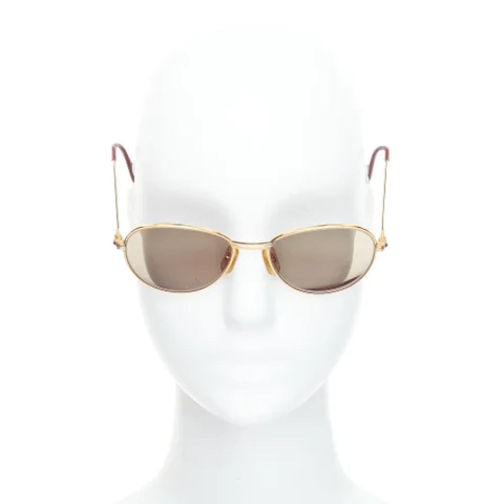 Cartier Vintage Pre-owned Metal sunglasses Gray Dames