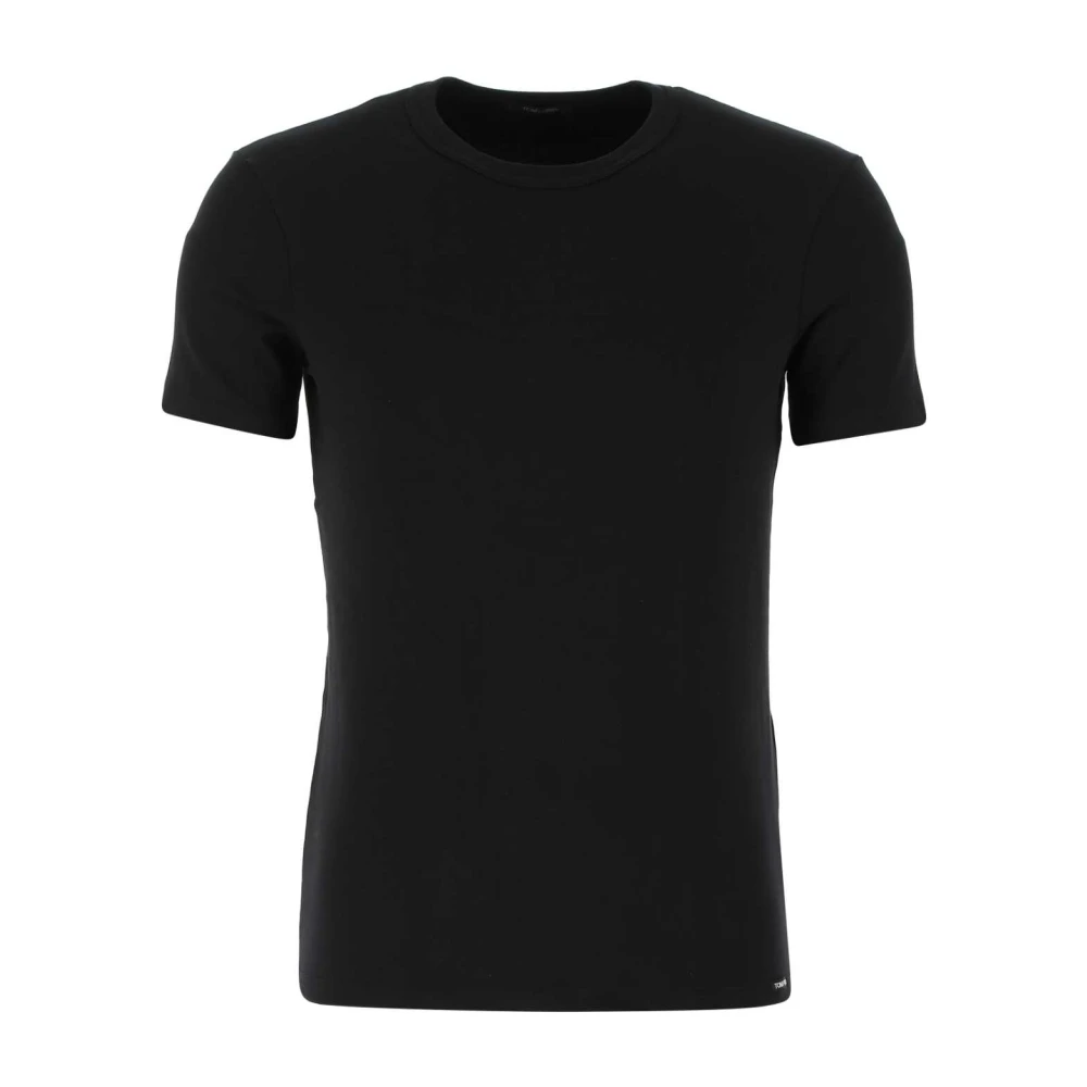 Tom Ford Men's Black T-Shirts, Xl, Stretch Cotton T-Shirt