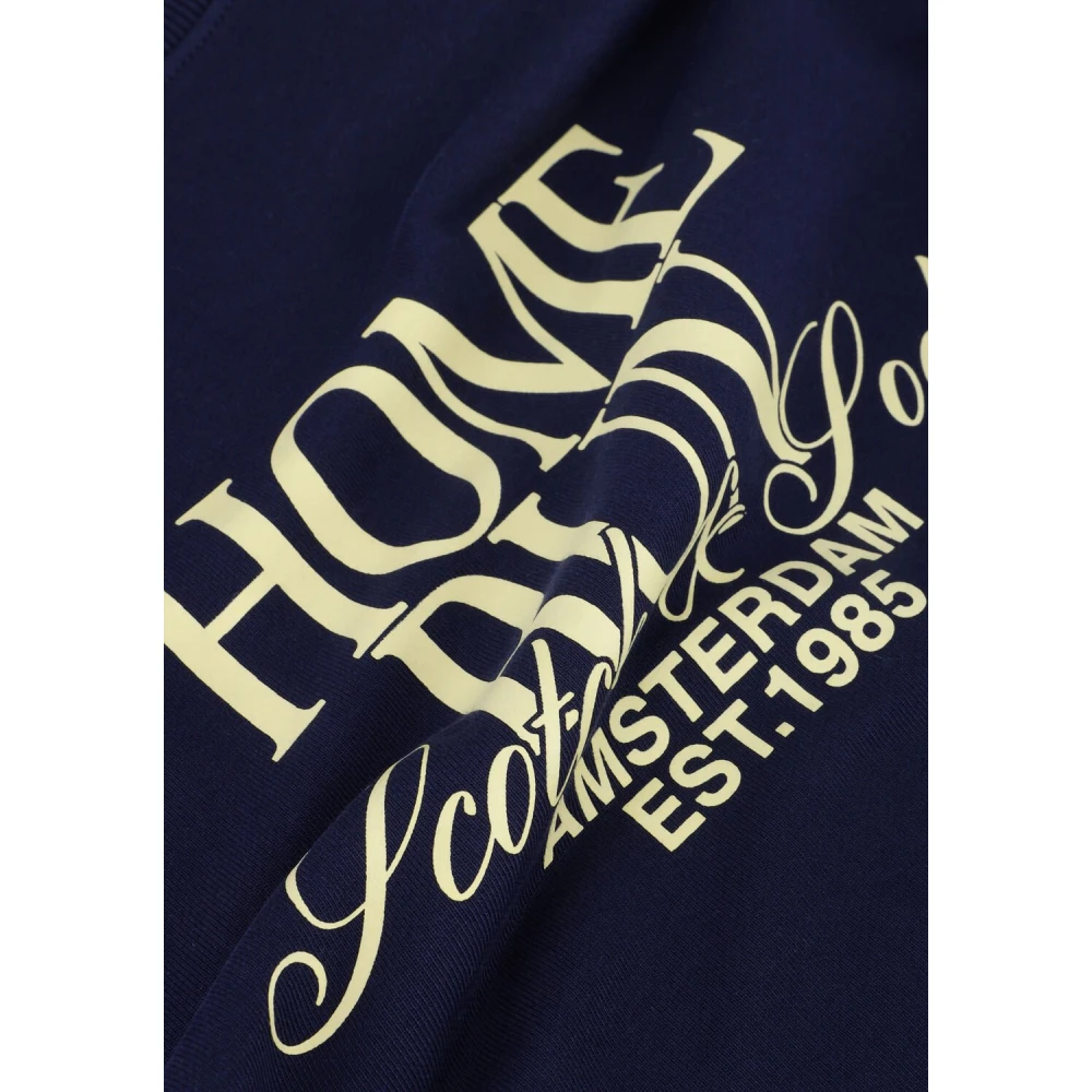 Scotch & Soda Navy Relaxed Fit Sweatshirt Blue Heren