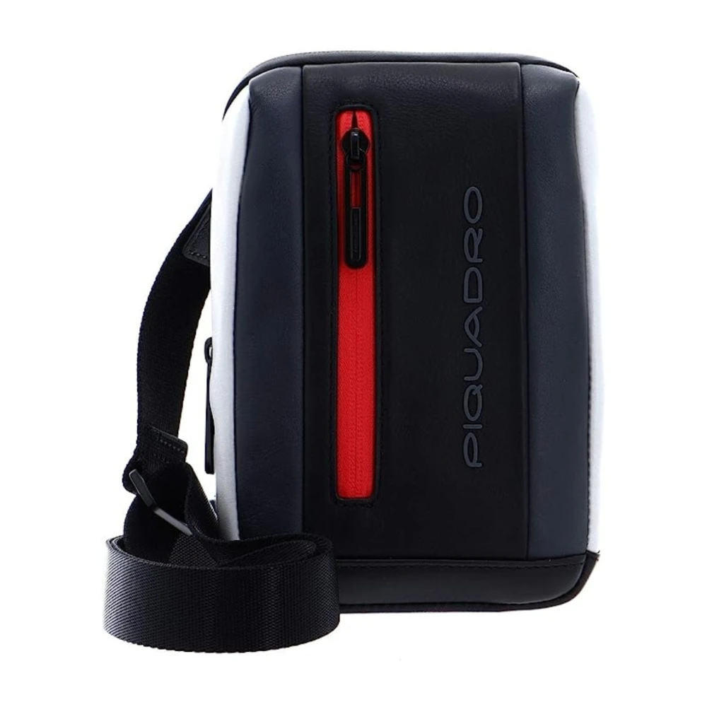 Piquadro Multicolor Multifärgat Läder Crossbody Väska Urban Kollektion