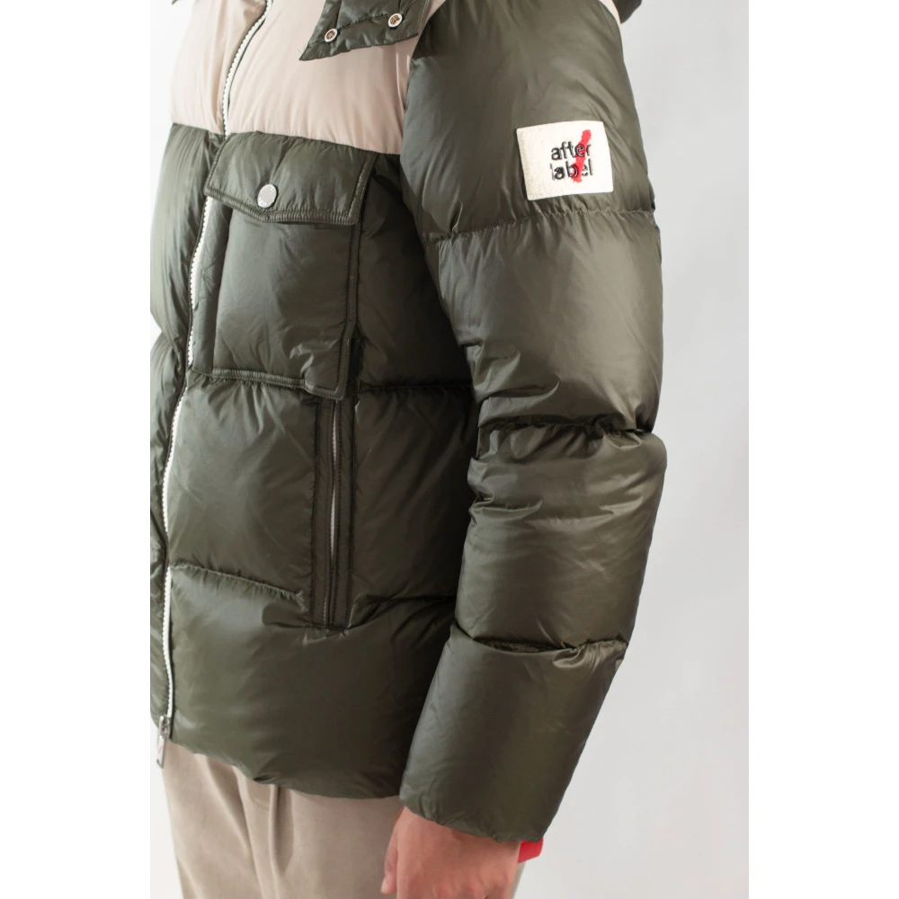 Afterlabel Bontkraag Donsjas Green Heren