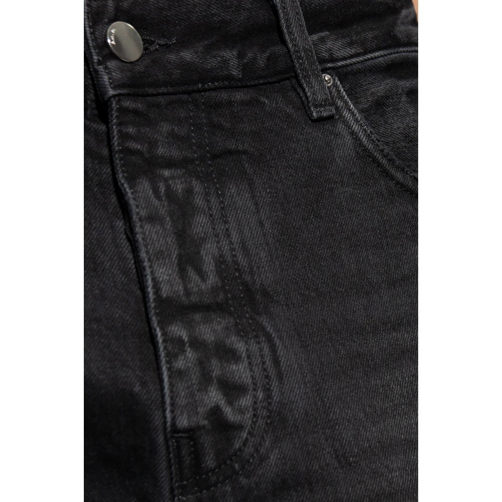 Amiri Jeans met logo Black Heren