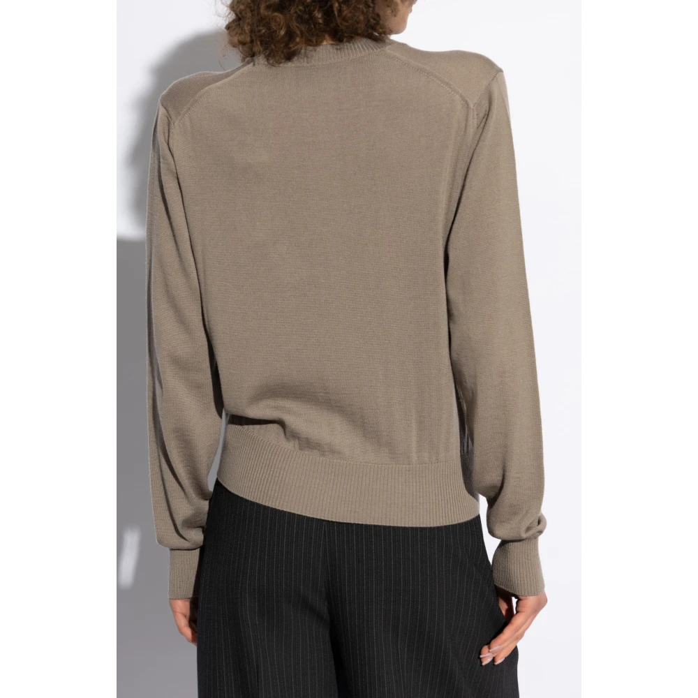 Ami Paris Wollen trui Beige Dames