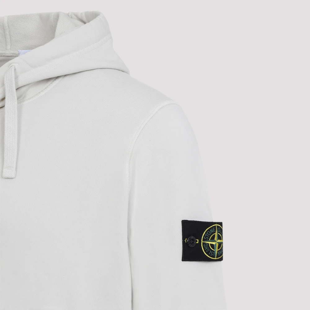 Stone Island Neutrale Hoodie Casual Stijl Gray Heren