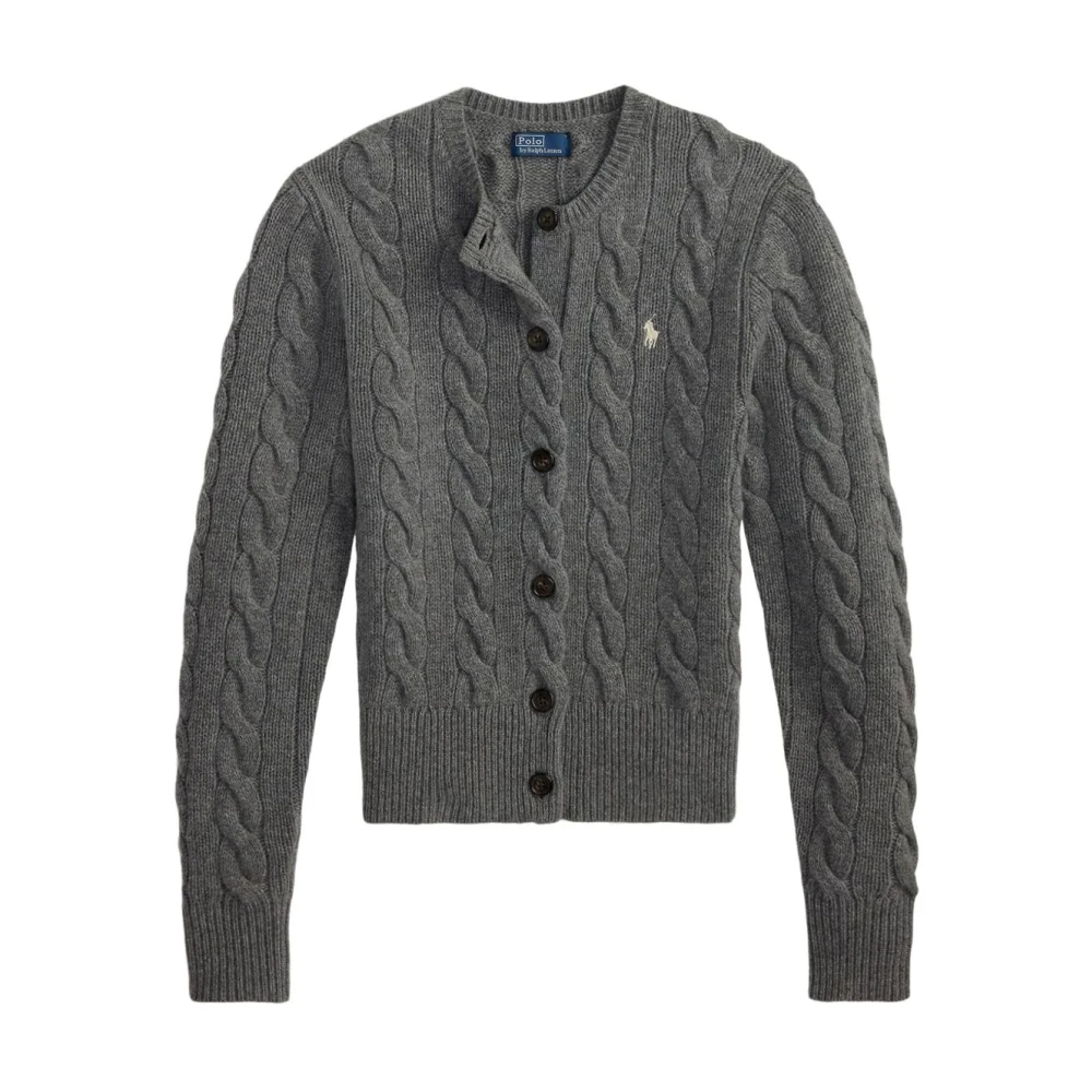 Polo Ralph Lauren Grey Jumpers For Men - Female - Cardigans - Gray - Xs - Knitwear