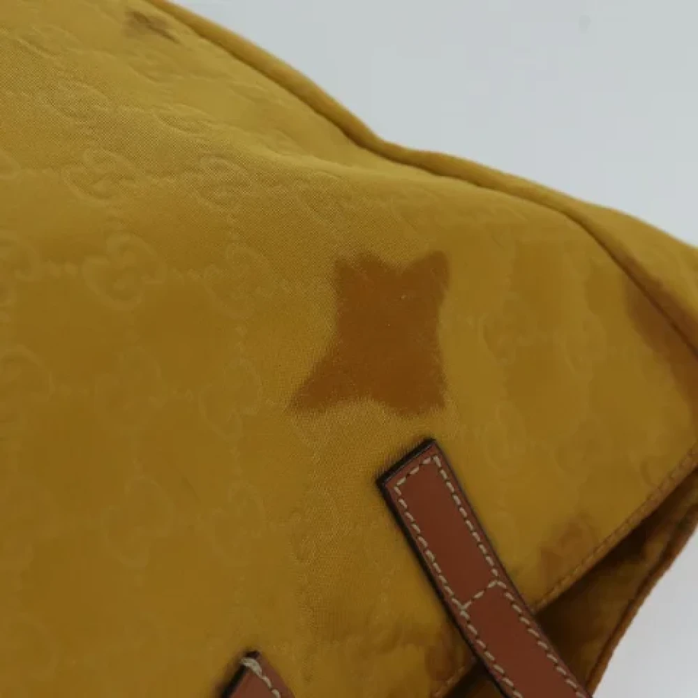 Gucci Vintage Pre-owned Canvas totes Yellow Dames
