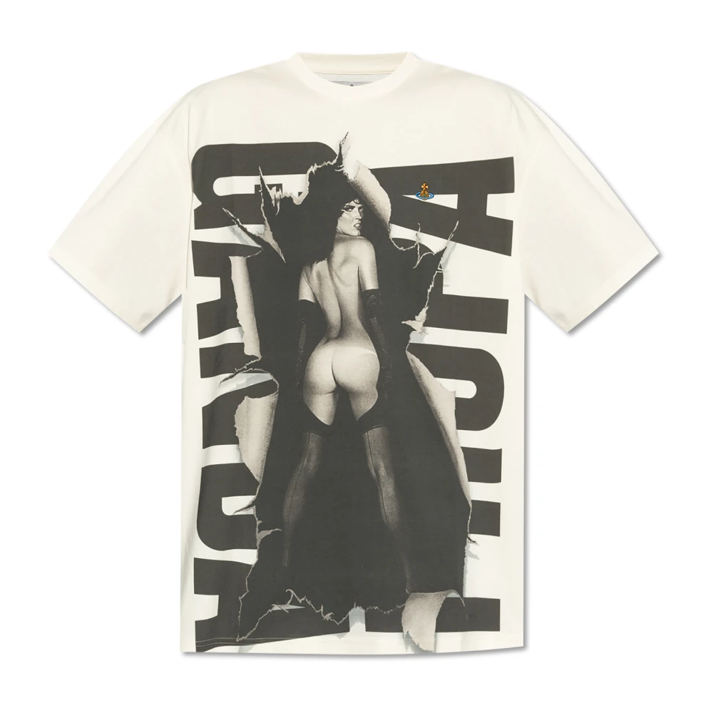 Vivienne Westwood Bedrukt T-shirt Beige Heren
