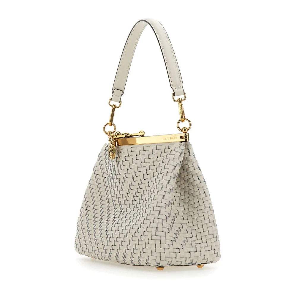 ETRO Witte schoudertas met afneembare band White Dames