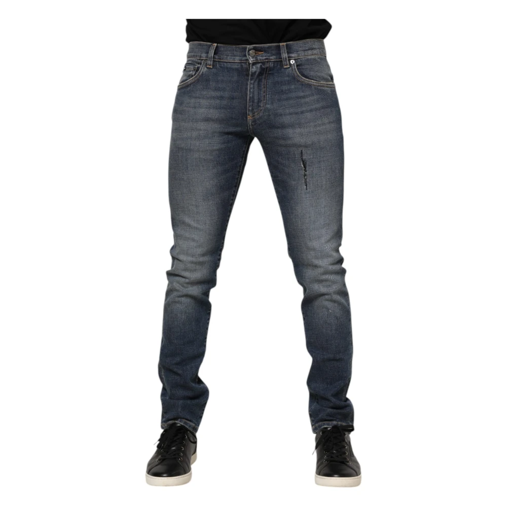 Dolce & Gabbana Women's Blue Skinny Jeans - Slim Fit Jeans - 2XL - Jeans