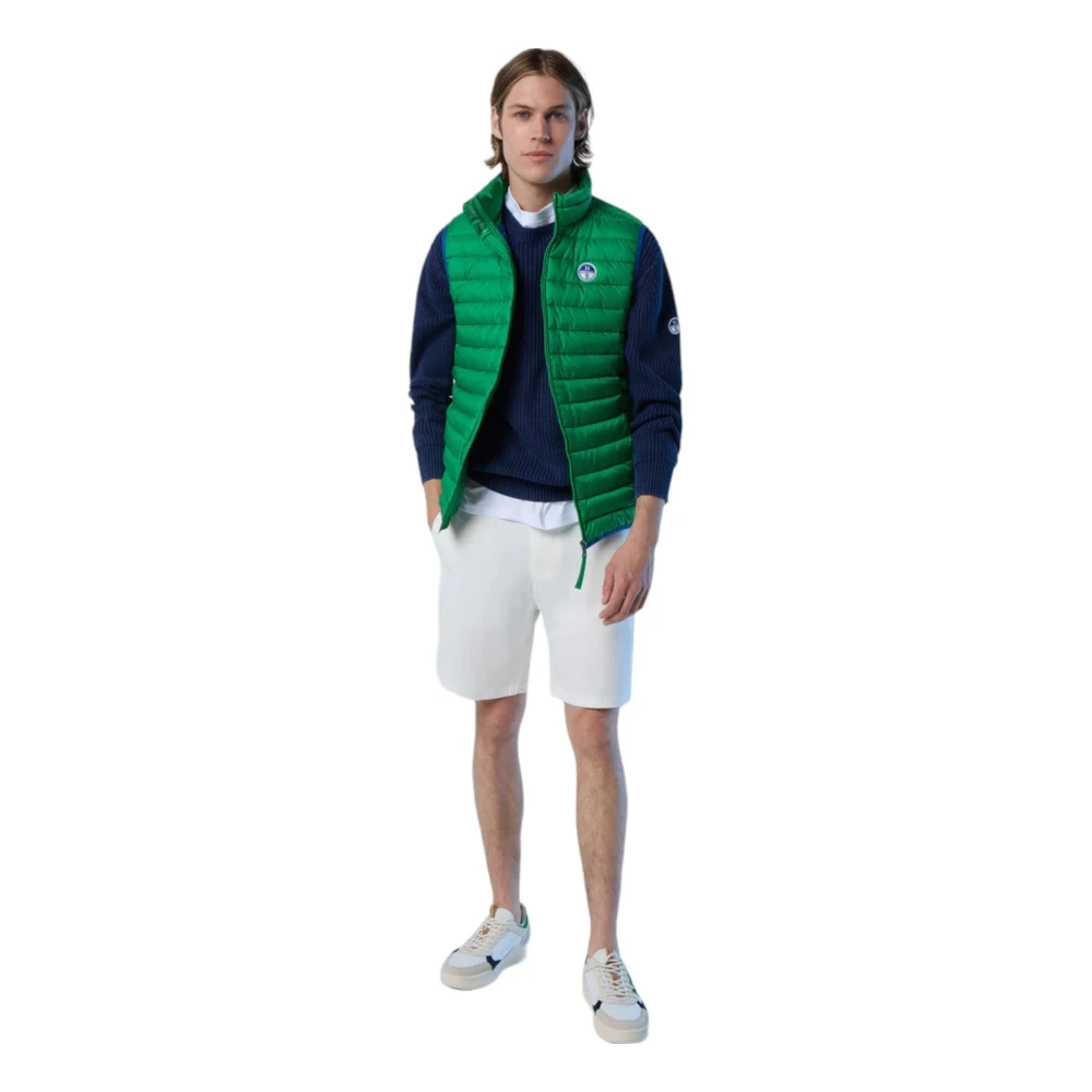 North Sails Stijlvolle Mouwloze Jas voor Mannen Green Heren