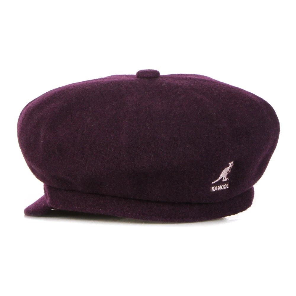 Kangol Wol Spitfire Blackberry Flat Cap Hoed Brown Heren