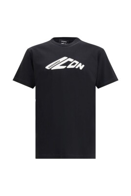 t-shirt-noir-avec-logo-imprime-et-col-rond