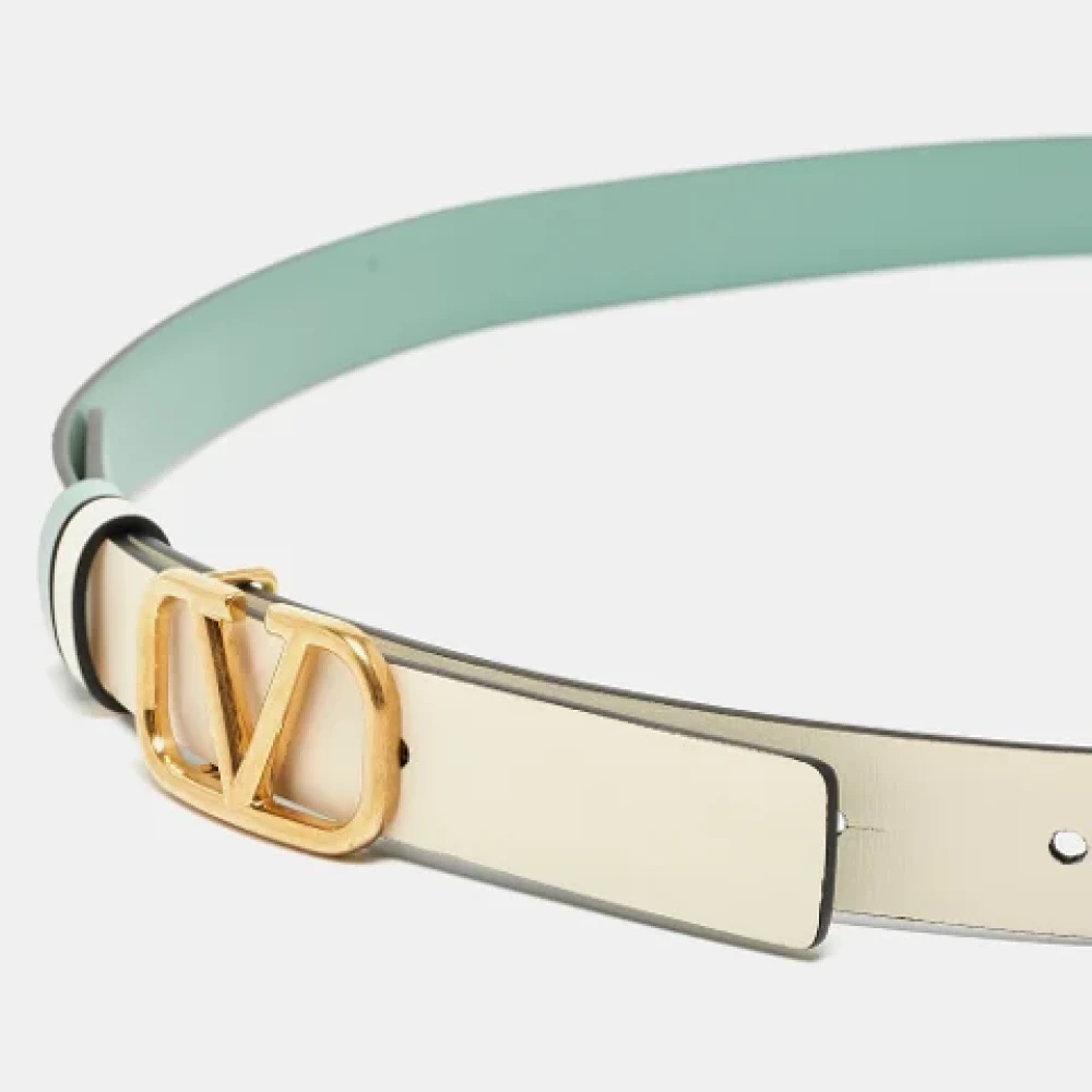Valentino Vintage Pre-owned Leather belts Green Dames