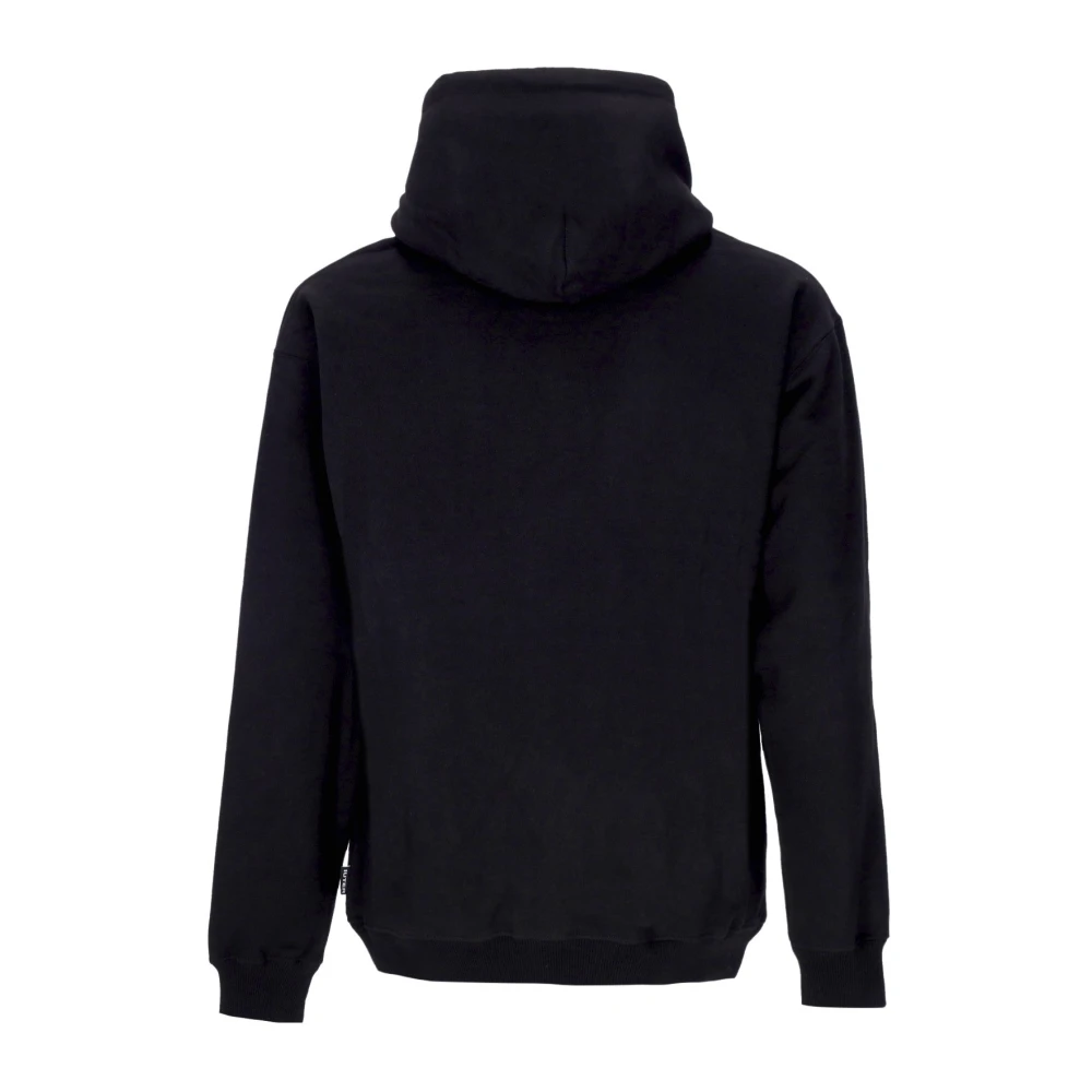Iuter Zwarte hoodie met kangoeroezak Black Heren