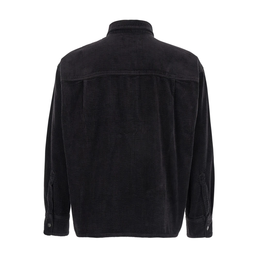 Agolde Zwart Denim Jeans Shirt met Zakken Black Dames