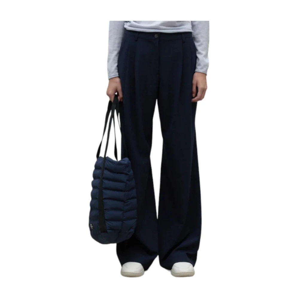 Ecoalf Navy Tote Tas Waterafstotend Stijlvol Blue Dames