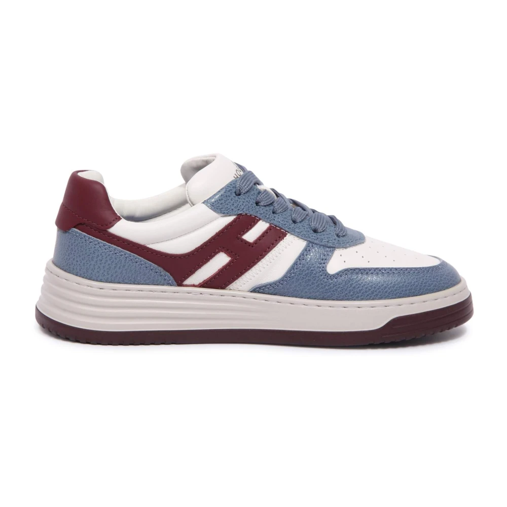 Hogan Women's Blue Italian Lace-Up Shoes With Memory Foam