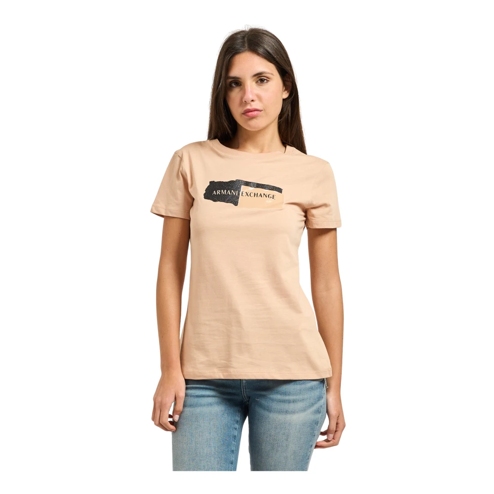 Armani Exchange Donna Beige Top, 2XL, New,