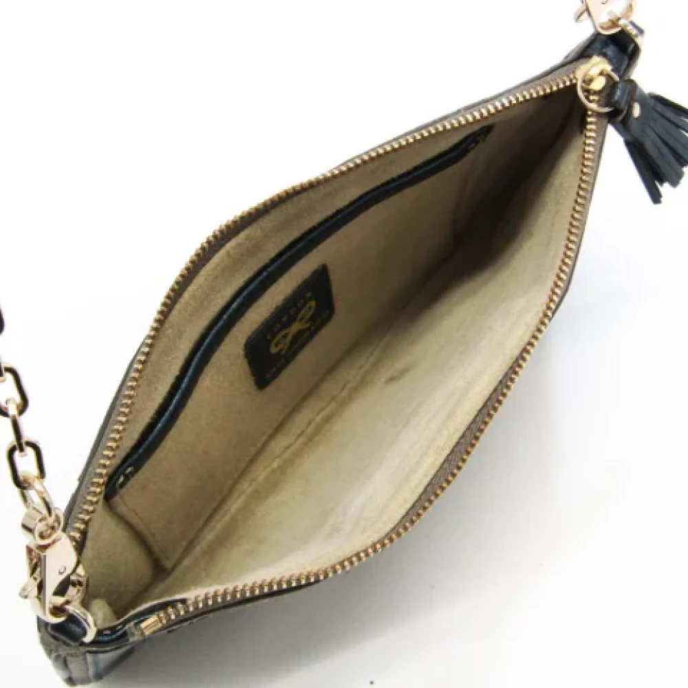 Anya Hindmarch Pre-owned Leather shoulder-bags Gray Dames