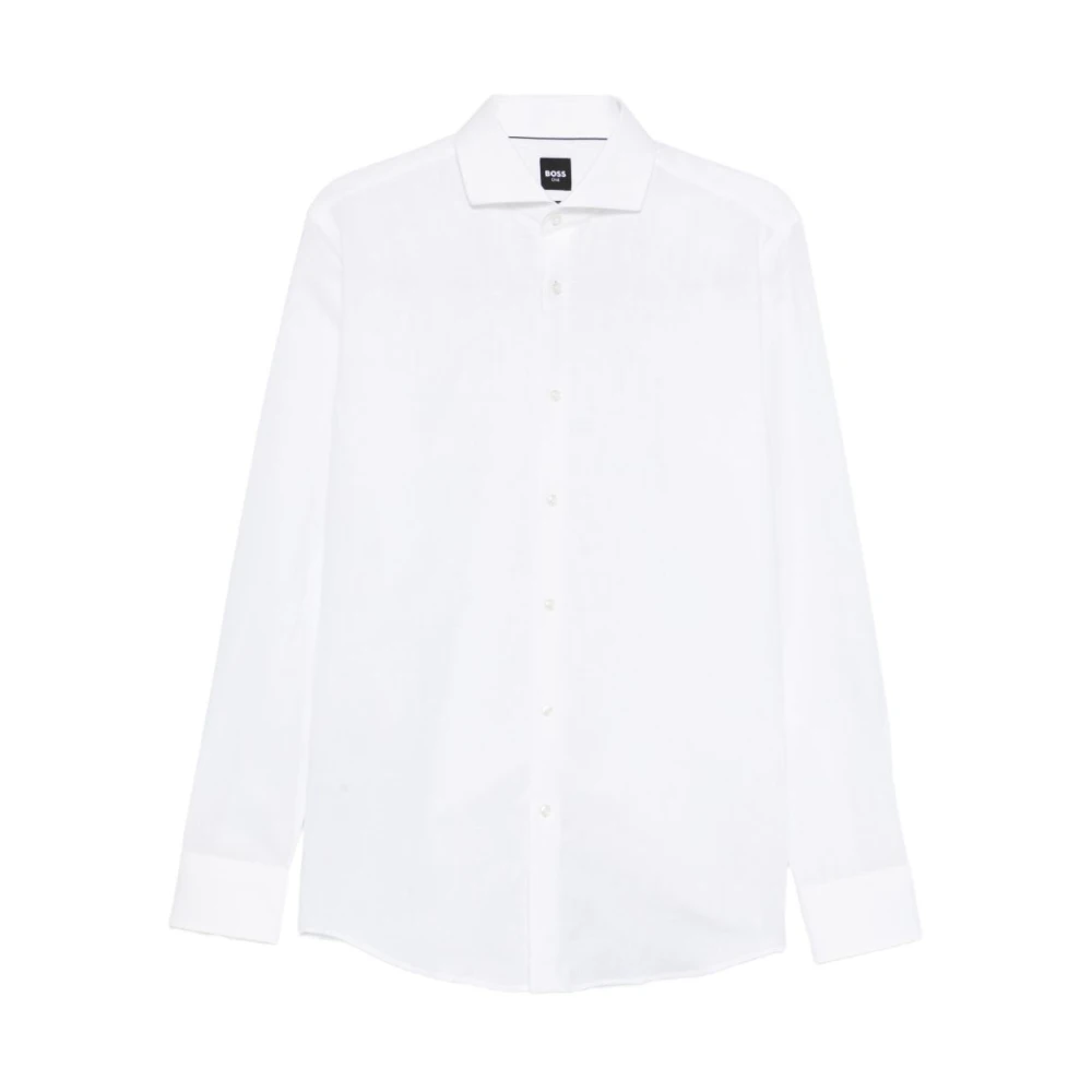 Hugo Mannelijk Wit Overhemden Heren, Xl, H Hank Kent Shirt