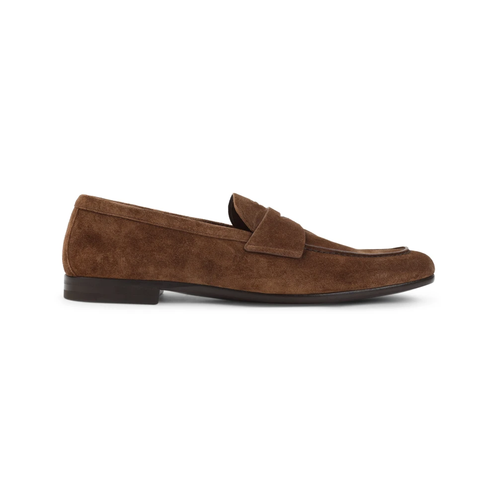 Prada Men's Brown Leather Loafers - Loafers - 10 Uk - Shoes