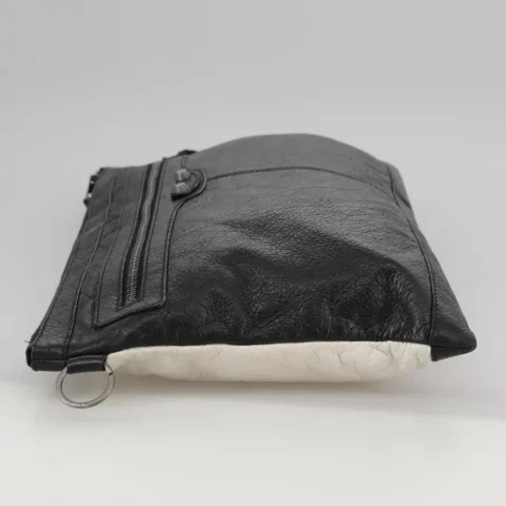 Balenciaga Vintage Pre-owned Leather clutches Black Dames