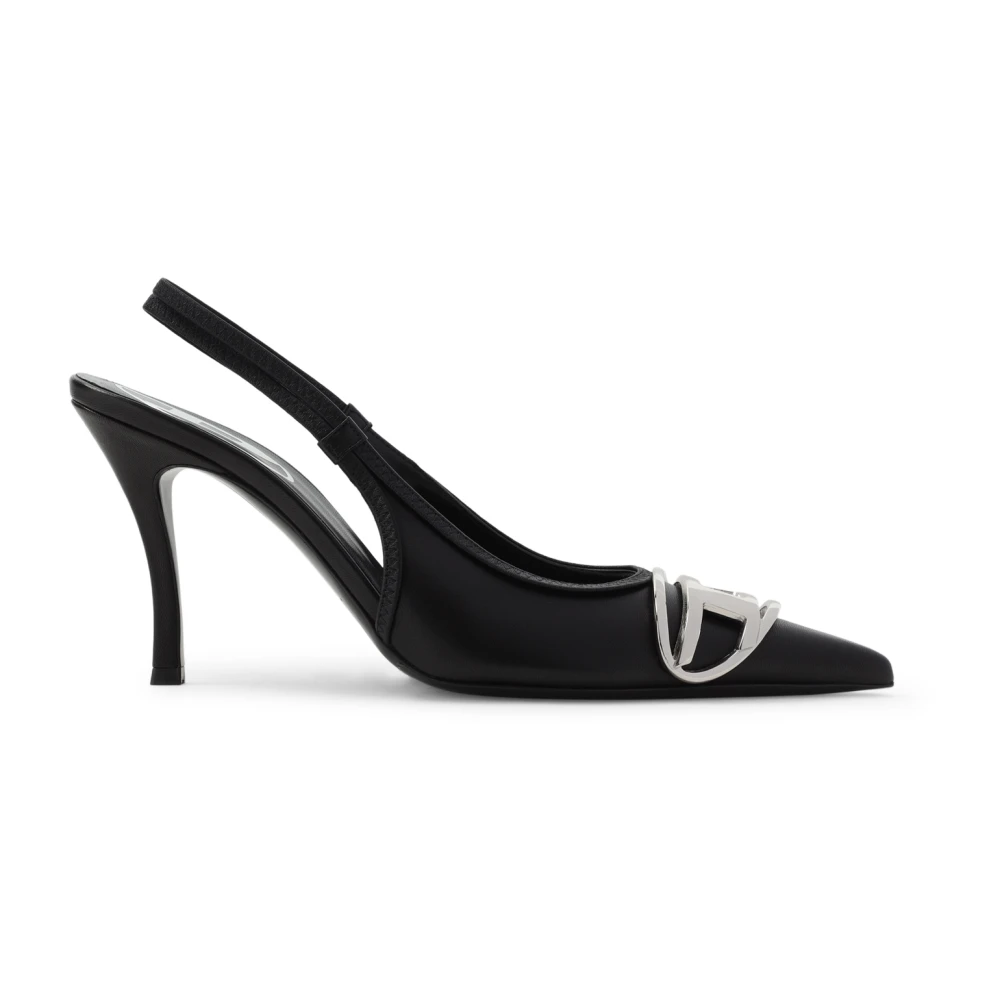 Diesel Women's Black Pumps, 7 Uk, D-Venus Sb Pumps