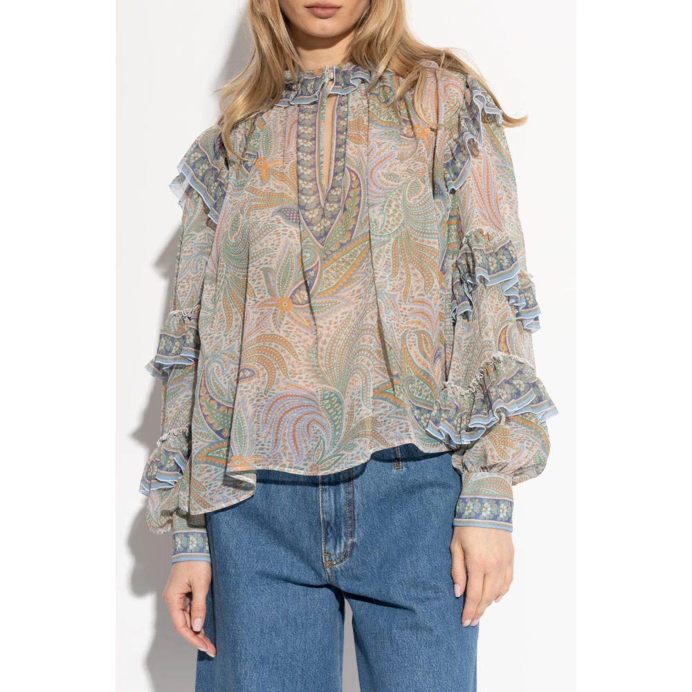 ETRO Zijden overhemd Multicolor Dames
