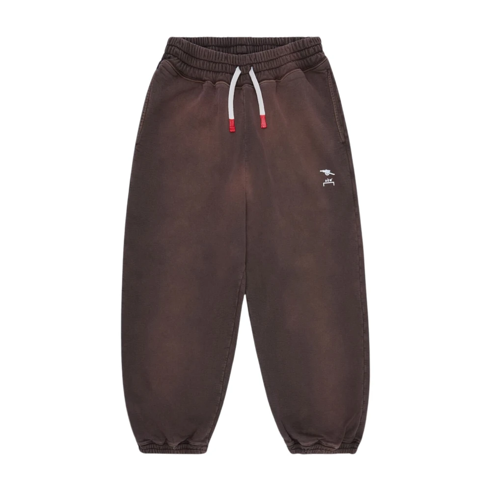 A-Cold-Wall Men's Brown Logo Motif Track Trousers - Sweatpants - Xs - Trousers