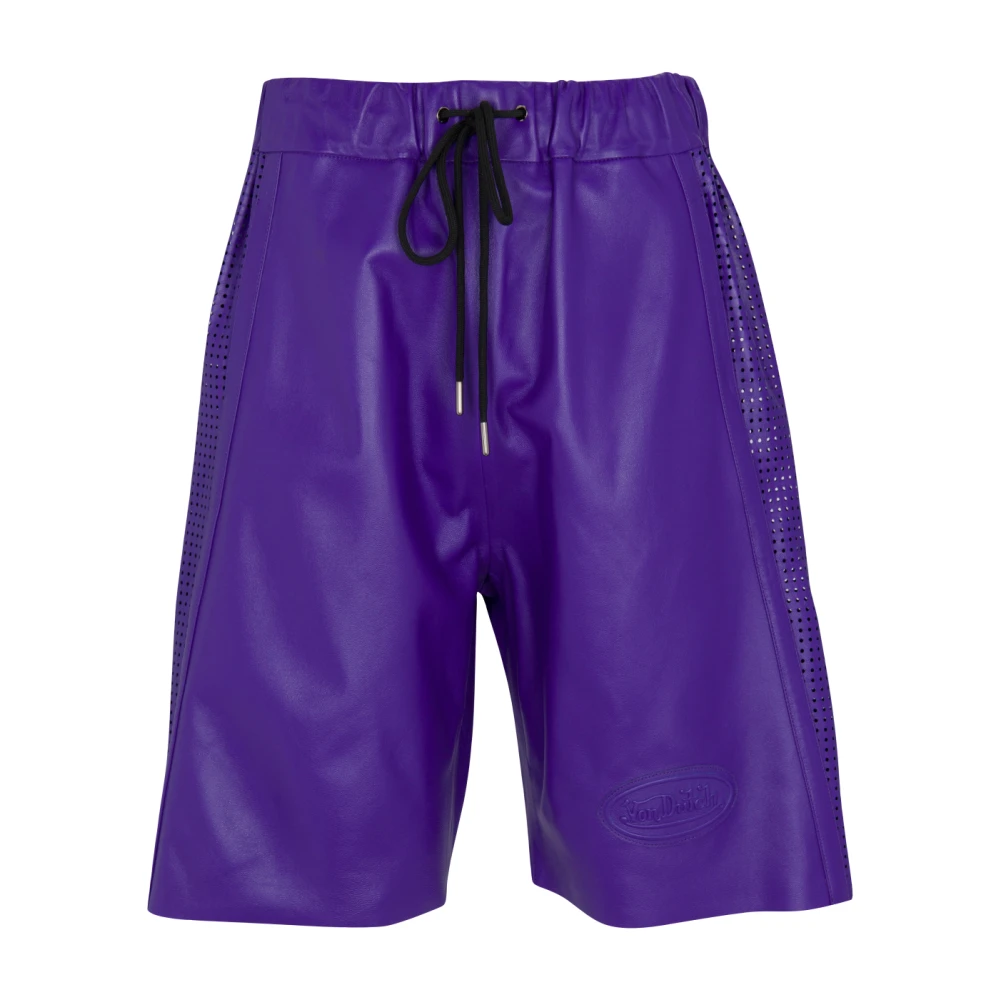 Von Dutch Casual Lifestyle Shorts Purple Heren