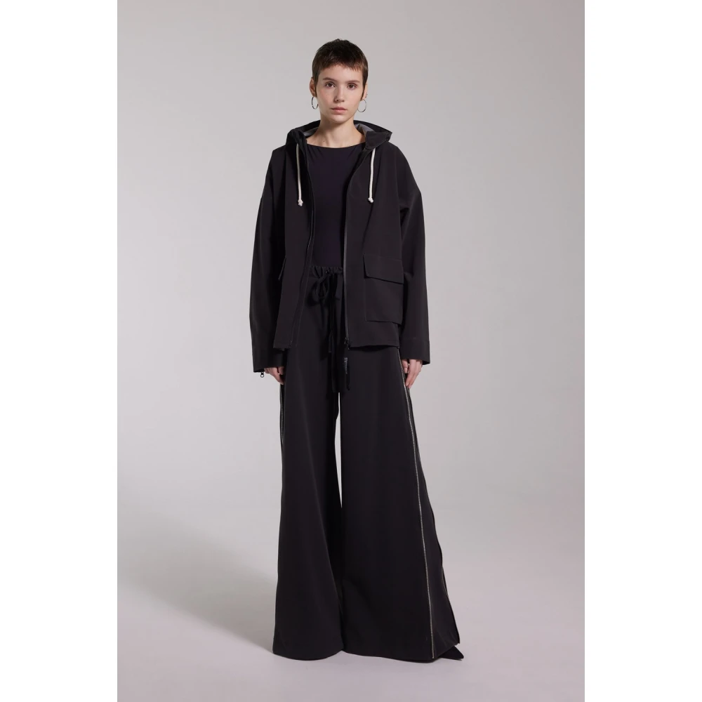 Stutterheim Mat Zip Regenjas Black Dames
