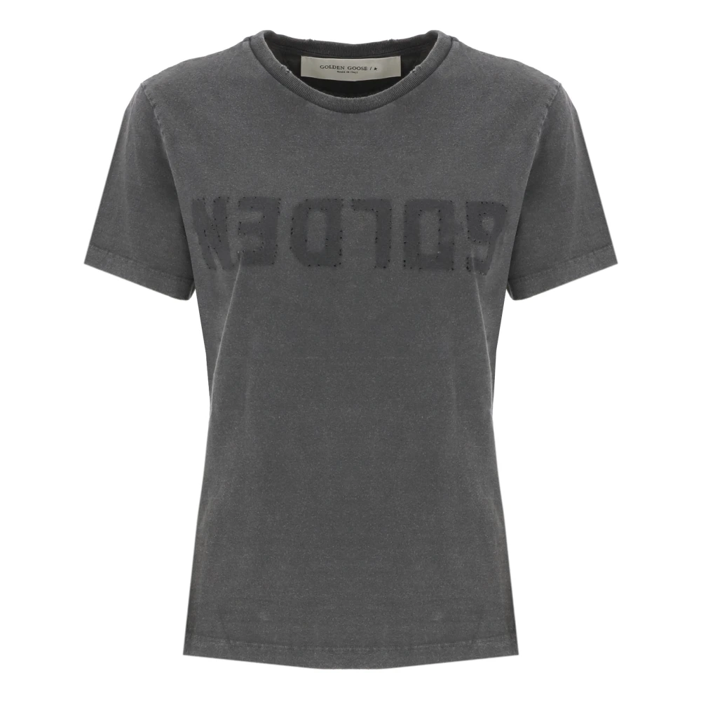 Golden Goose Katoenen T-shirt Gray Dames