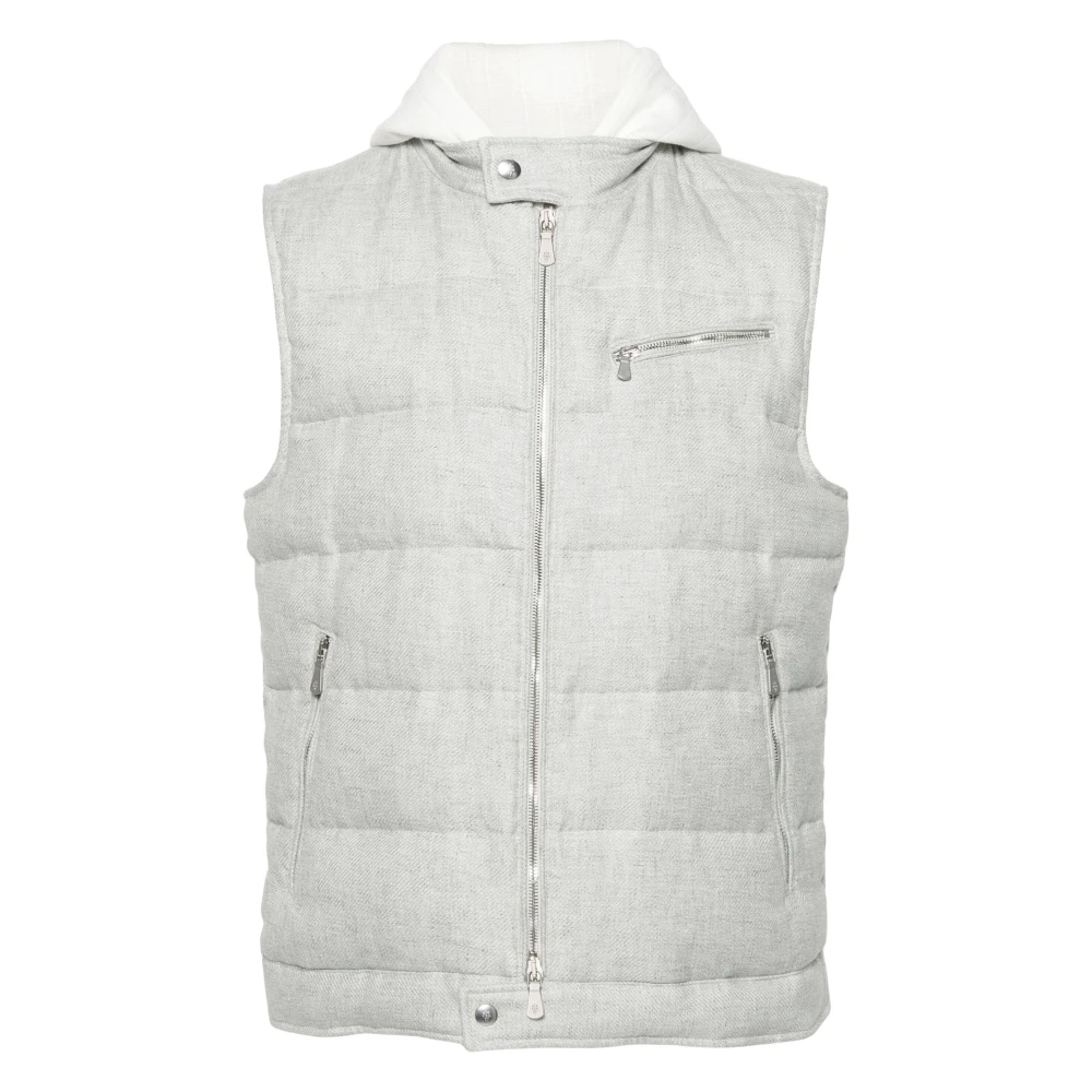 Eleventy - Jackets > Vests - Gray - Eleventy - Modalova